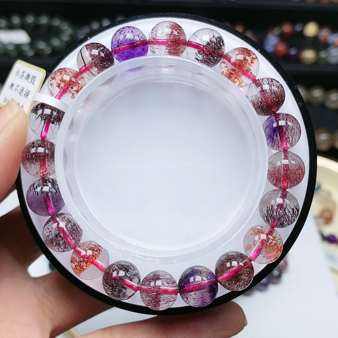 水晶手串未镶嵌超七