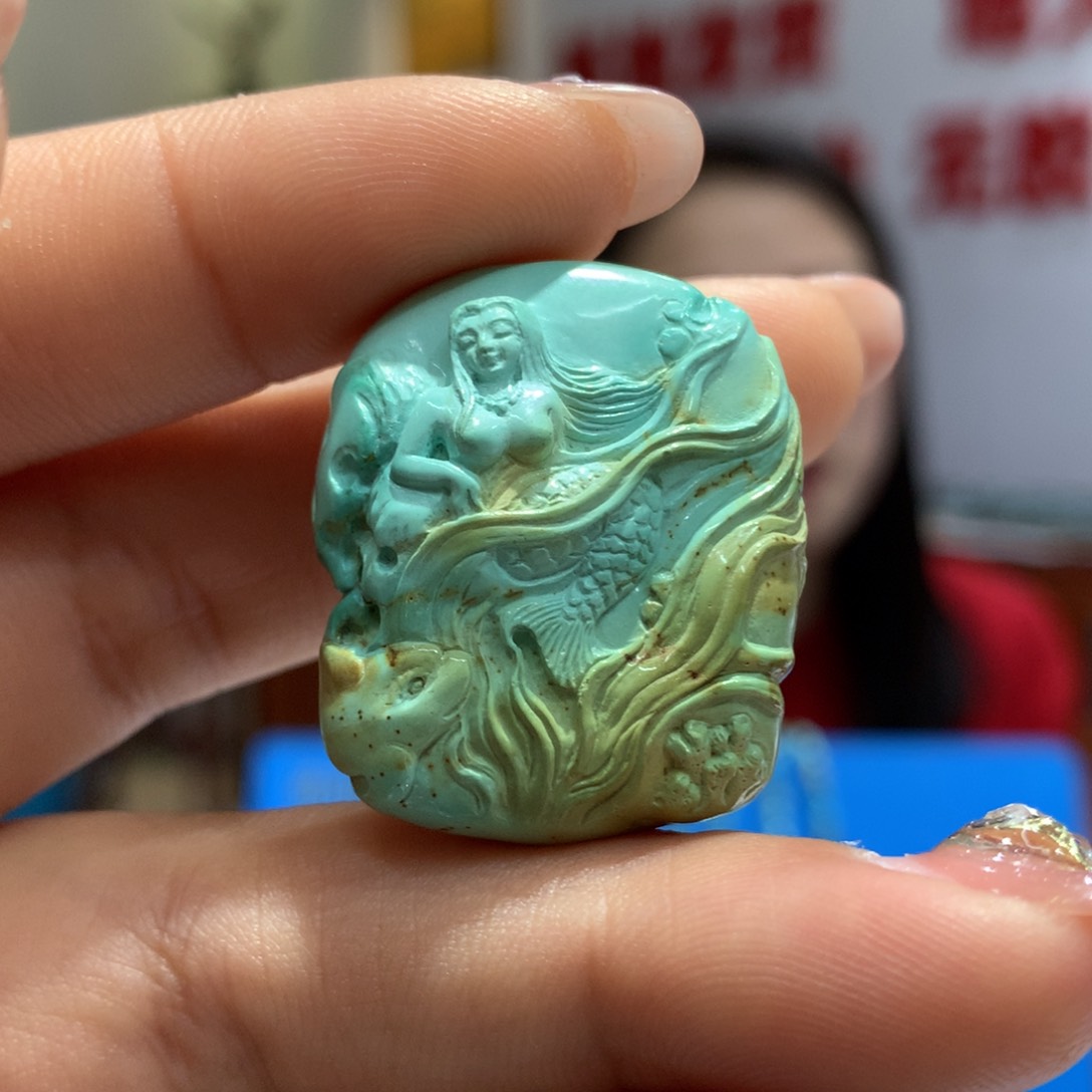 绿松石吊坠未镶嵌