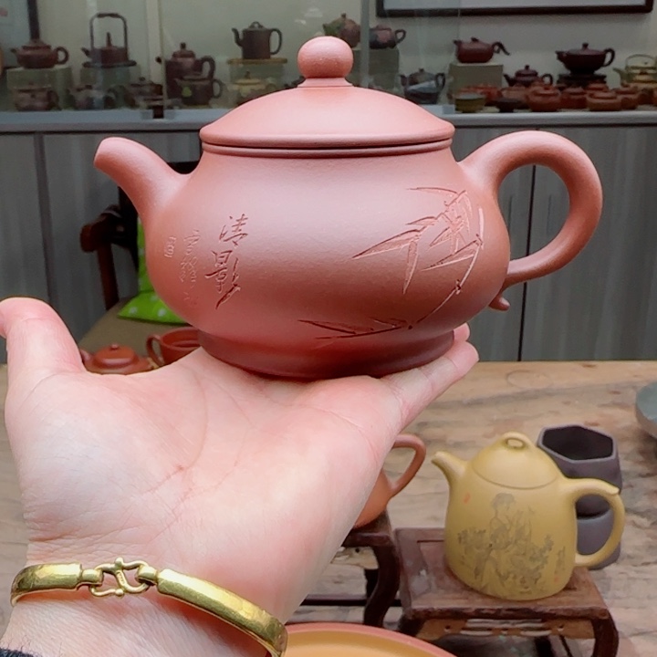 紫砂茶壶老底槽清230 c C夫妻作品