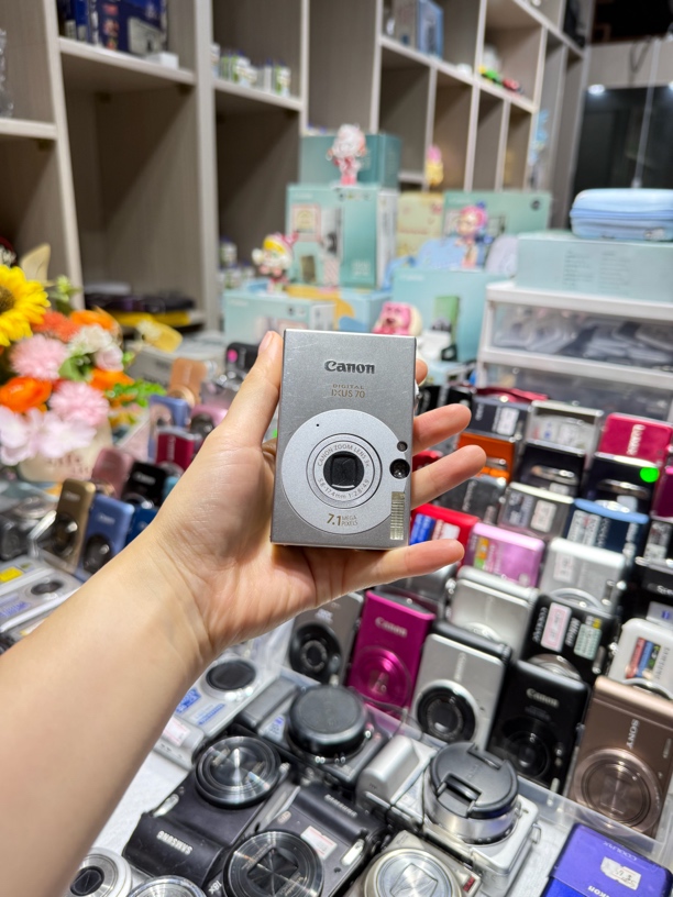 9新  银色佳能ixus70数码相机热巴千玺同款