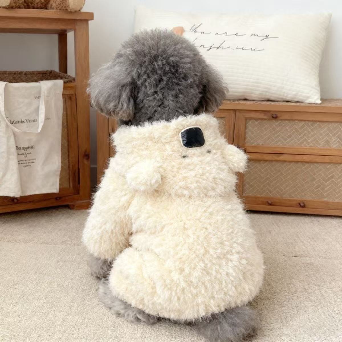 宠物狗狗猫咪衣服可爱超萌秋冬季新款宠物四脚衣泰迪比熊变身保暖