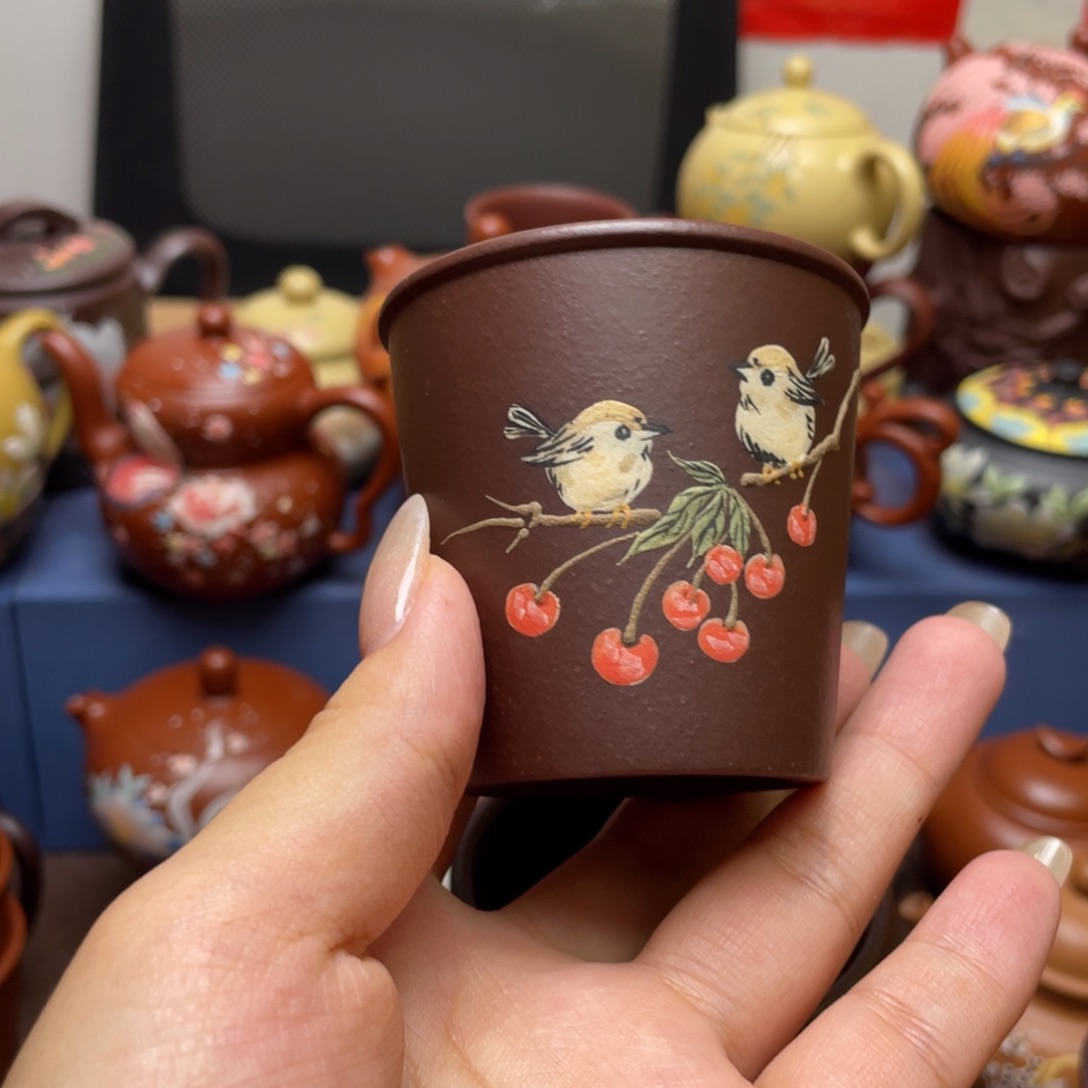 茶杯紫砂紫砂主人杯100cc