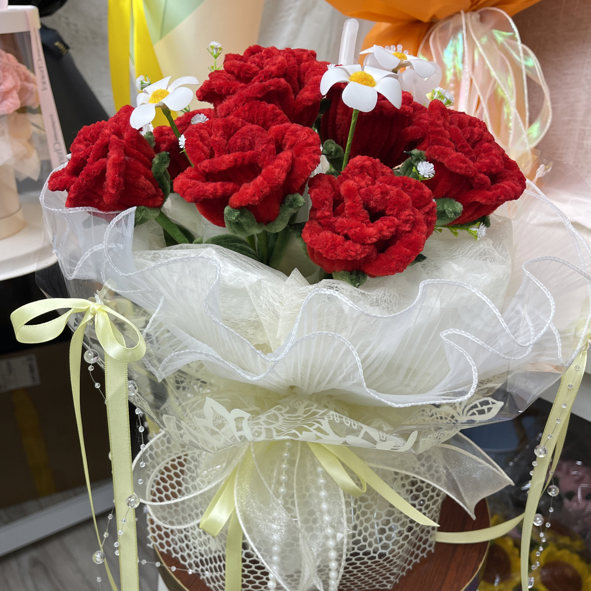 【成品发货】七夕节花束成品玫瑰手捧花浪漫情人节礼物
