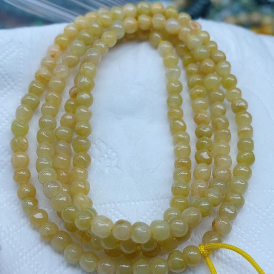 翡翠未镶嵌颈饰翡翠珠子