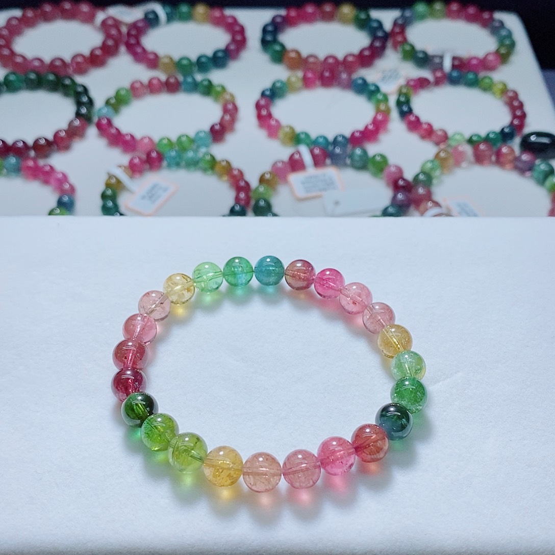 手链未镶嵌碧玺?*癫碧玺手链