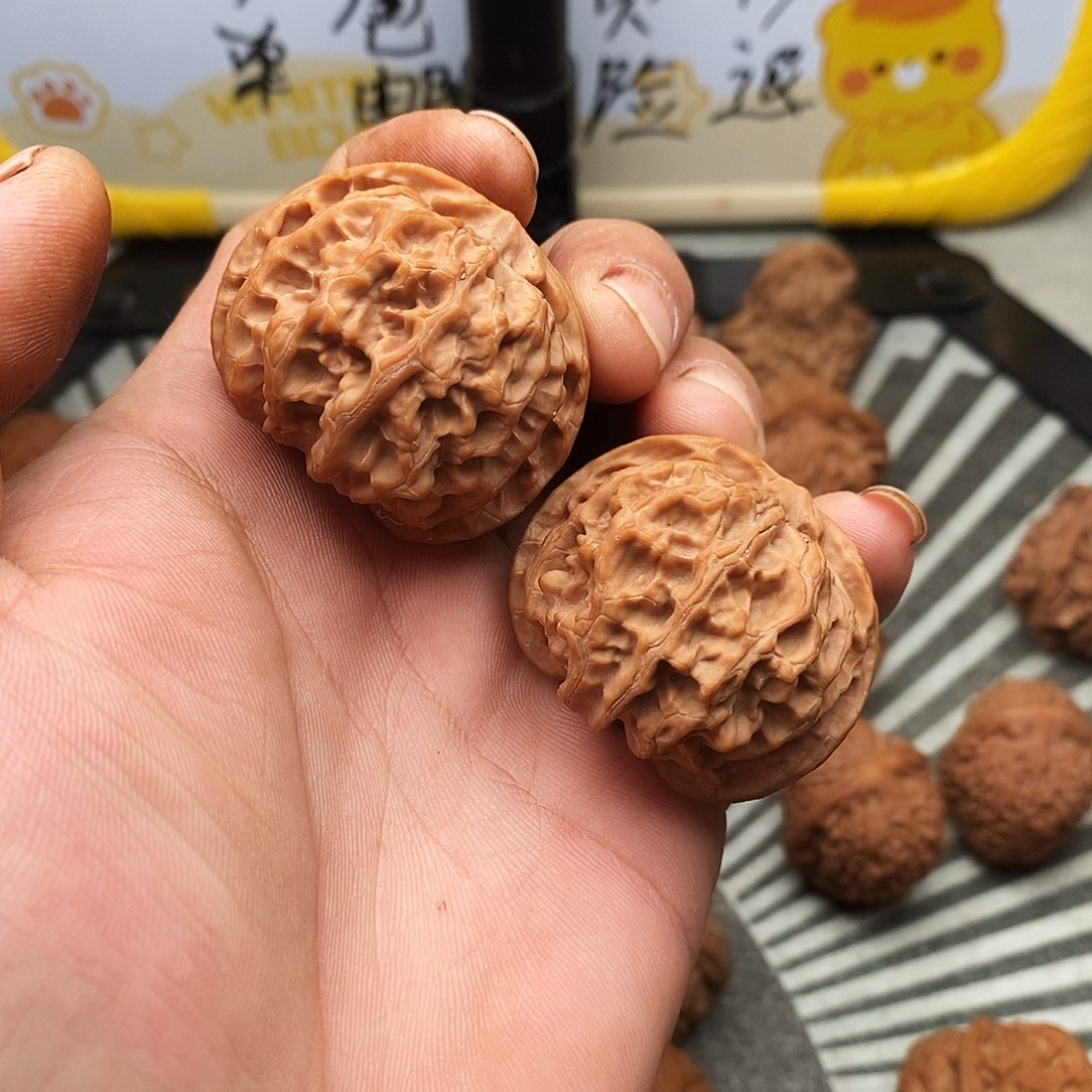 把件文玩核桃苹果圆