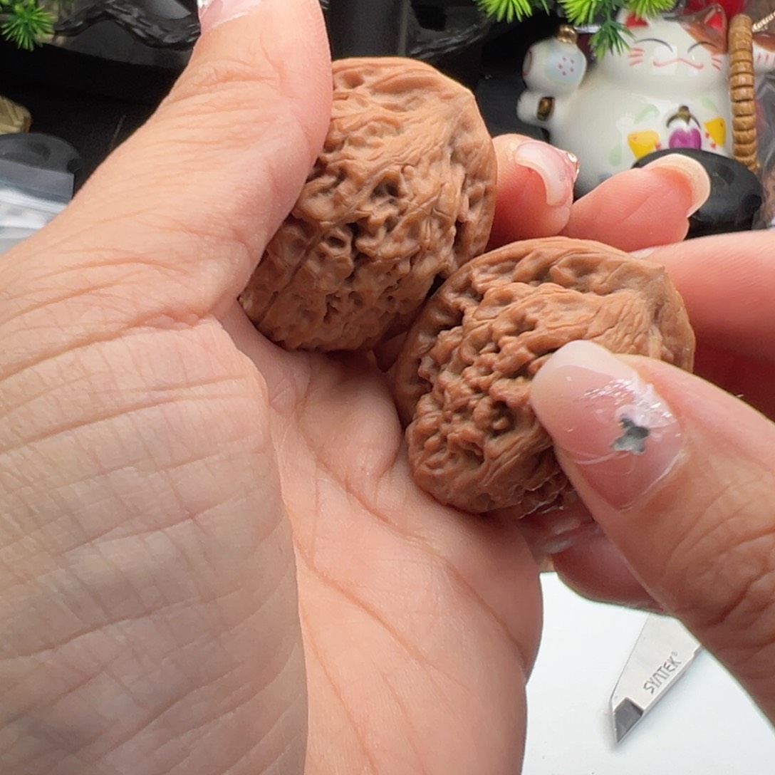 文玩核桃把件莲花34