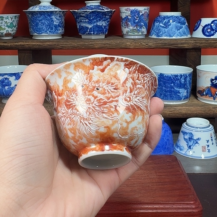 杯?***哈现代景德镇陶瓷盖碗