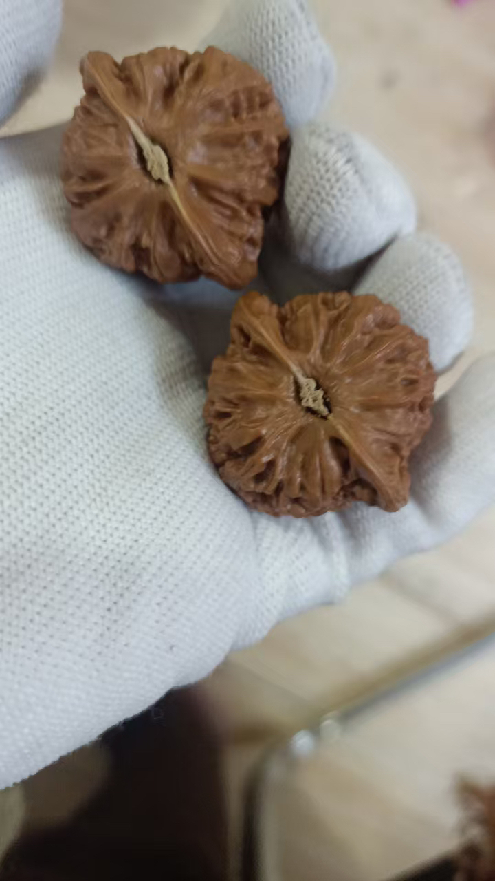 33宫灯狮子头文玩核桃