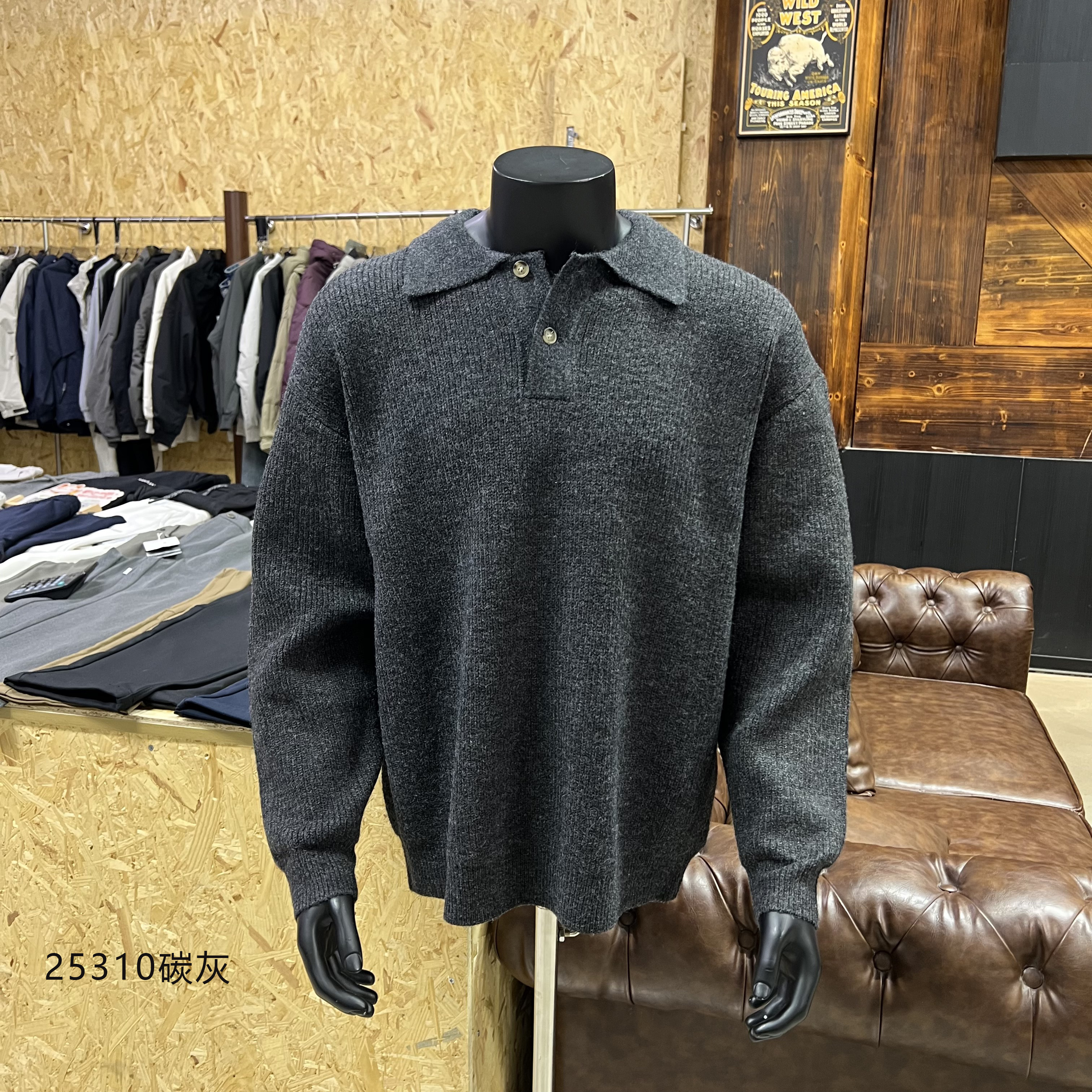 【老钱风polo领针织衫翻领毛衣合集】慵懒秋冬舒适男士25310/25312