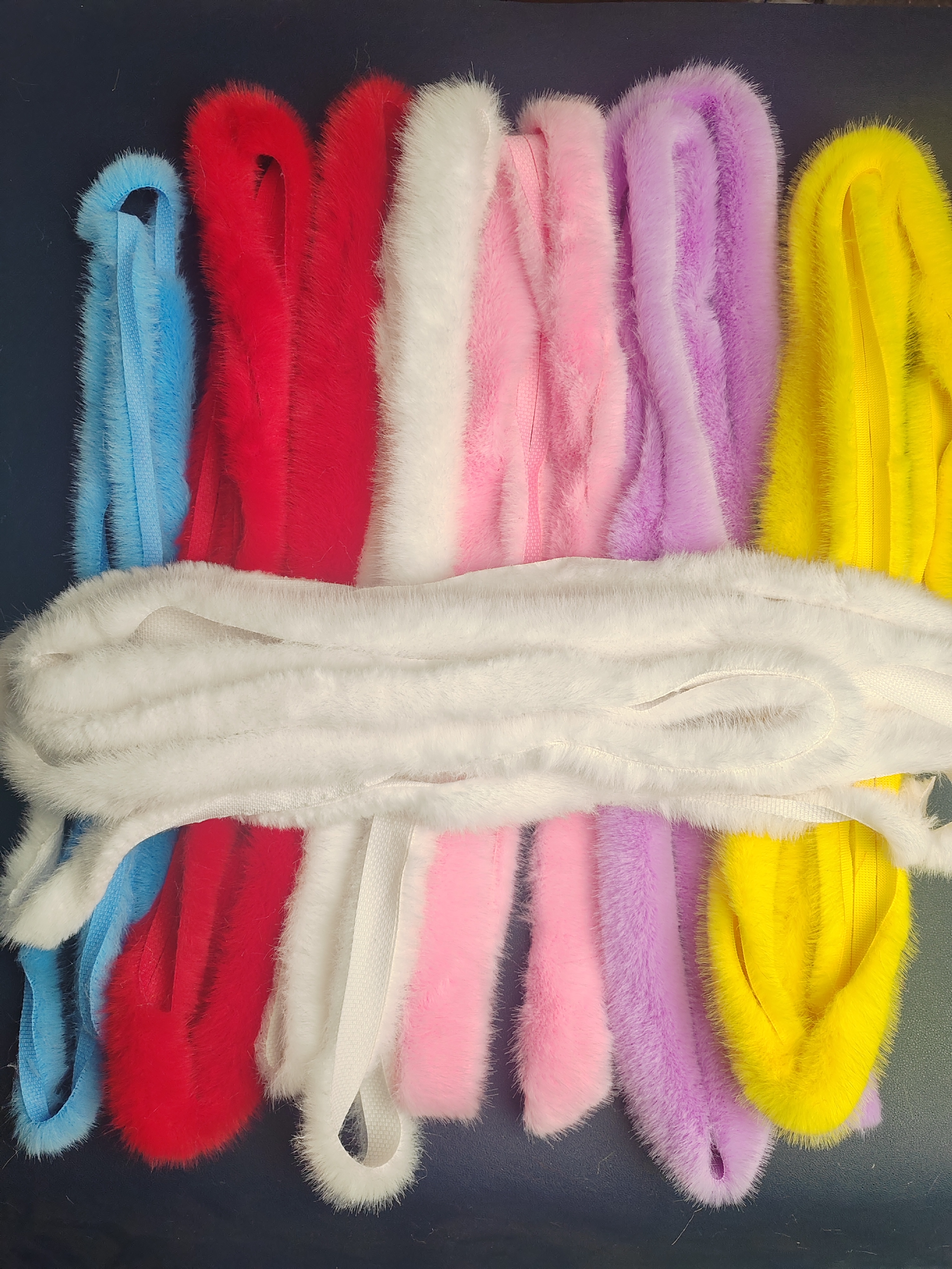 【毛条活动】仿貂毛条仿兔花边DIY材料毛超仙毛绒配饰人造毛花边