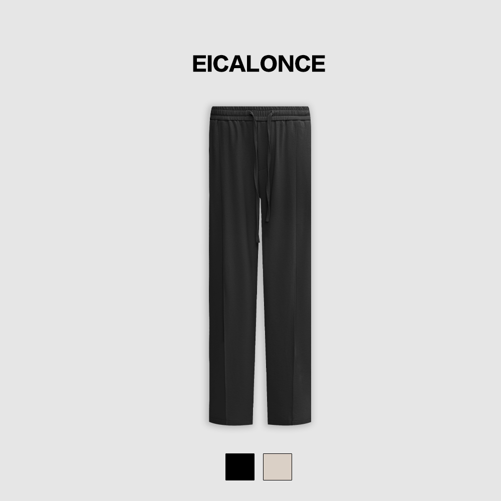 Eicalonce·意卡伦萨 25·SS简约休闲百搭舒适宽松休闲裤KM-WJ202