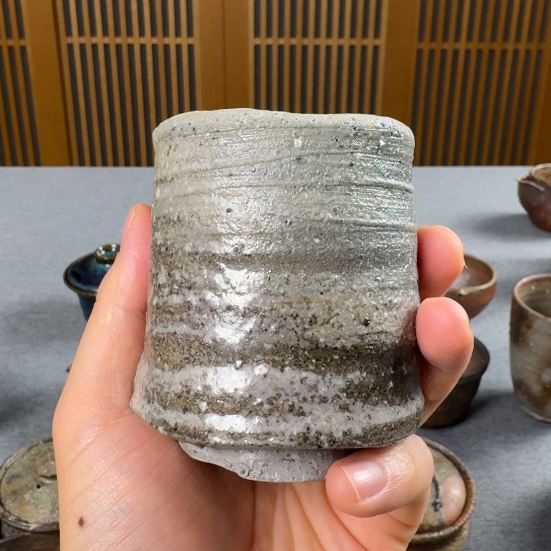 宗峯 备前须惠 汤吞杯