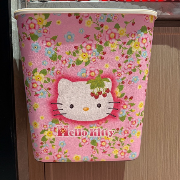 Kitty 粉色壁挂防水防潮收纳箱