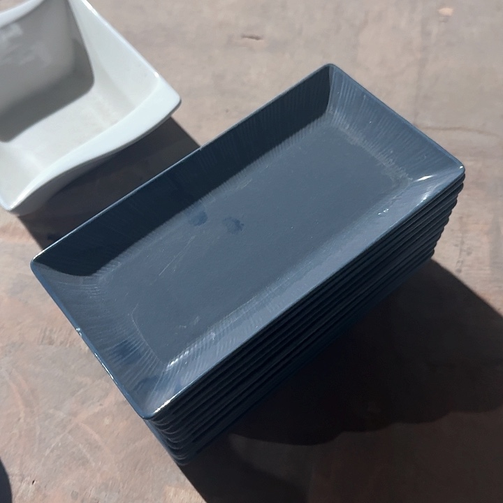 瓷8 英寸 长盘子   6 个