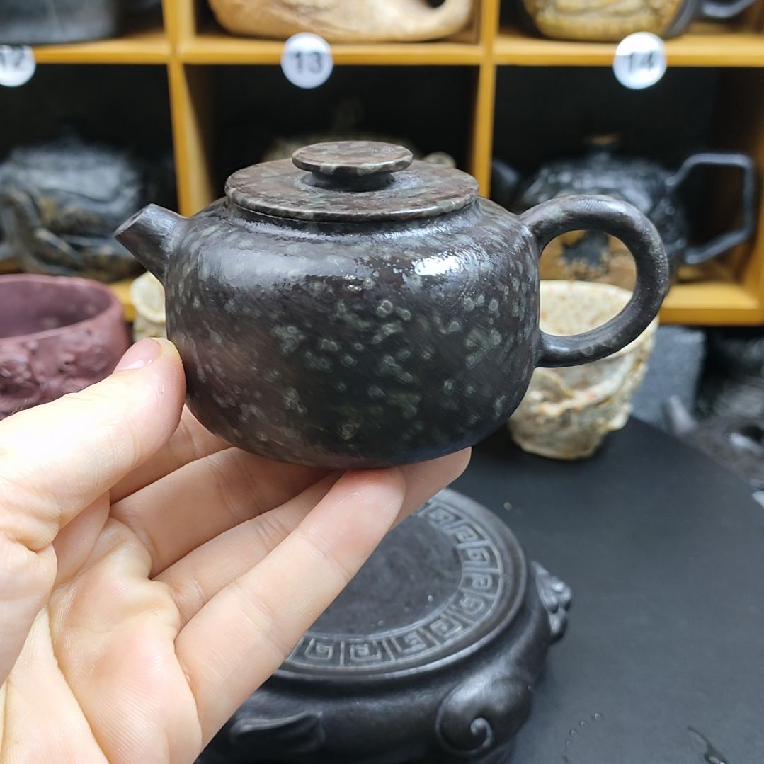 紫砂茶壶小钢炮冰碛岩