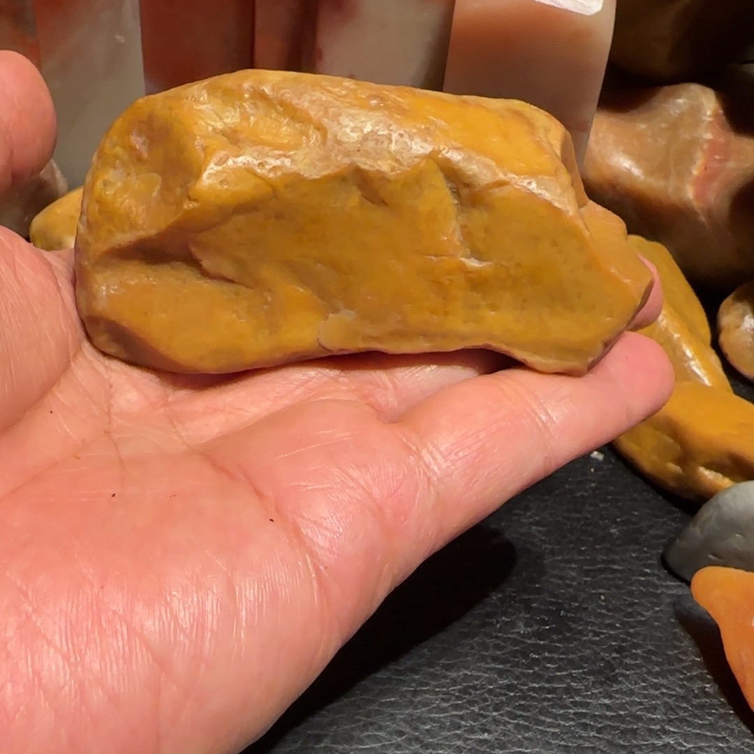 老挝石田黄原石，．．．．