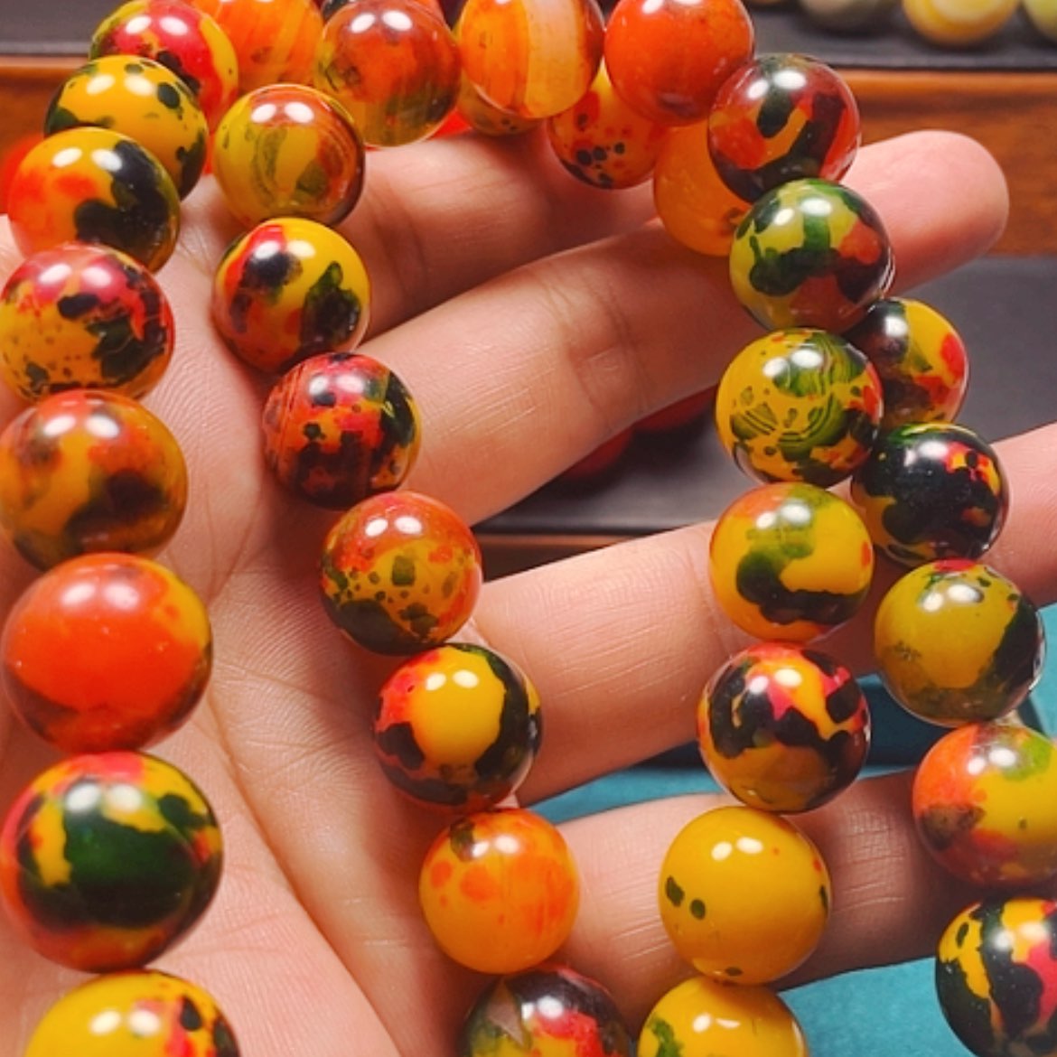 【闪购商品】玛瑙/玉髓手链未镶嵌藏红花项14