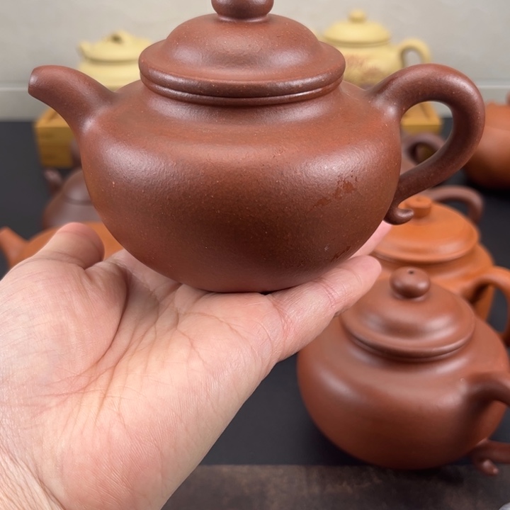 草***猛茶壶紫砂全手工莲子270c