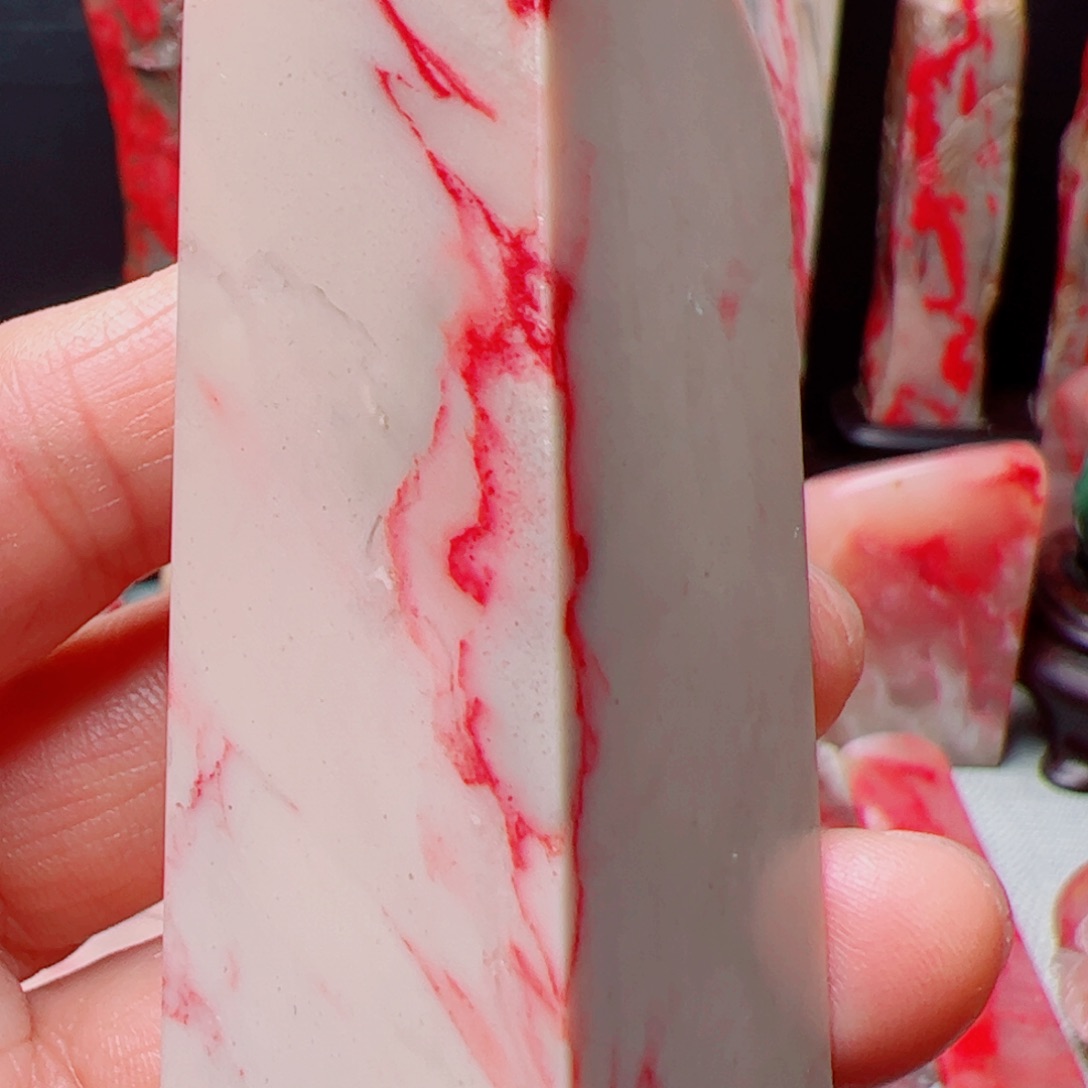 巴林石巴林鸡血石印章