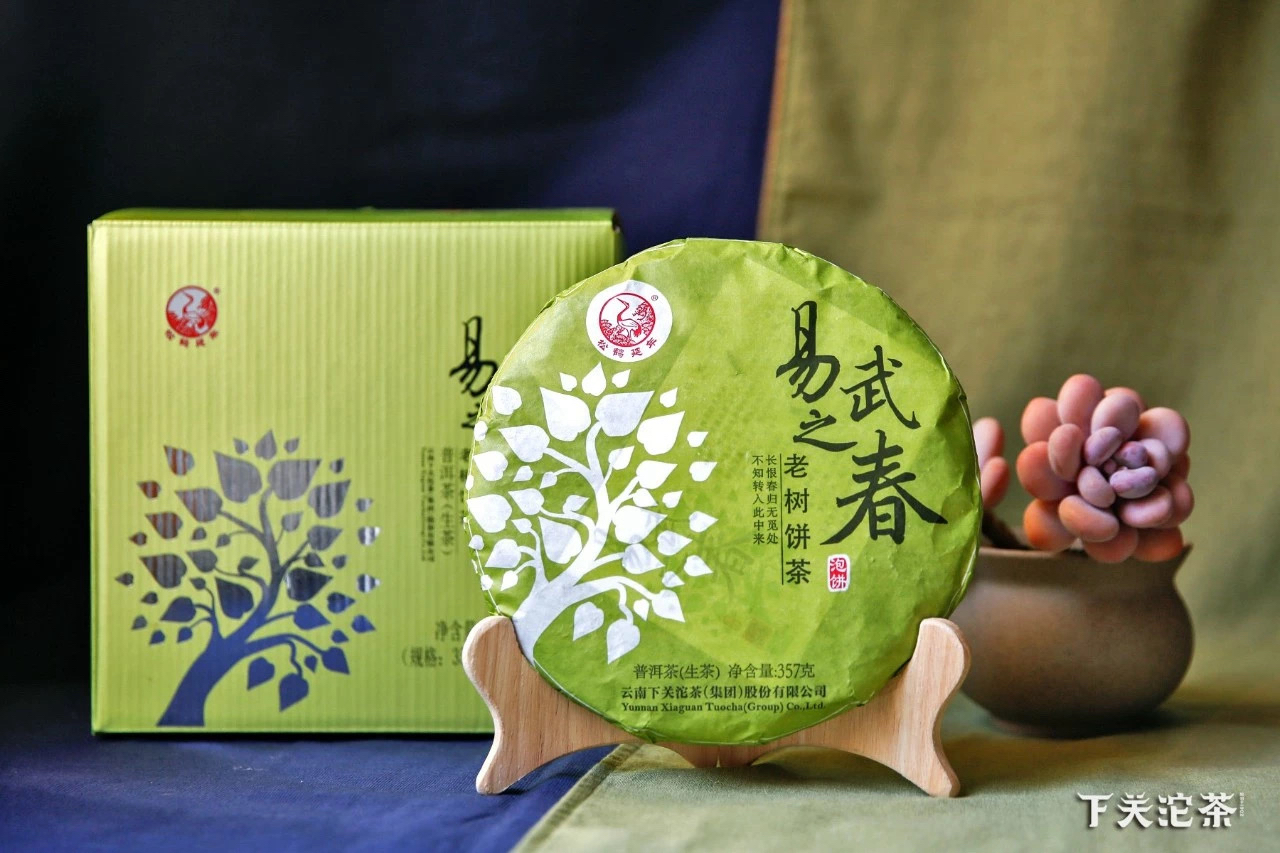 2015年易武之春老树饼茶 易武茶区 金印系列 普洱生茶 357g