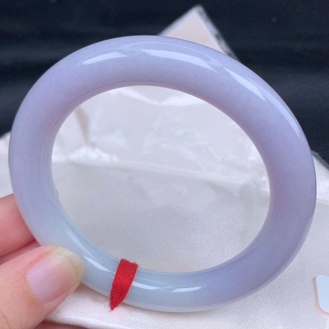 翡翠未镶嵌手镯（圆镯）天然