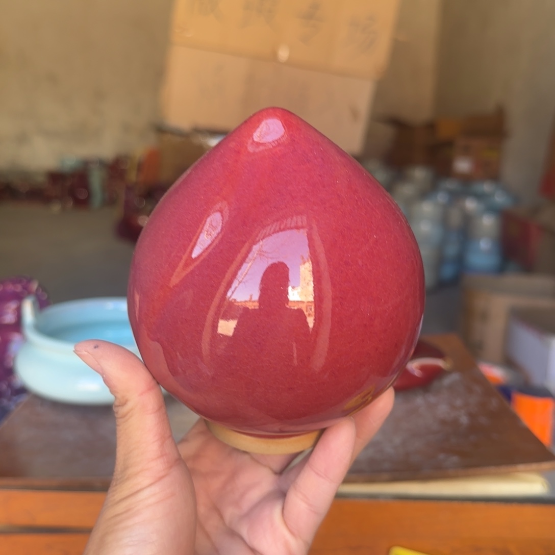 摆件陶郑家钧瓷摆件微瑕