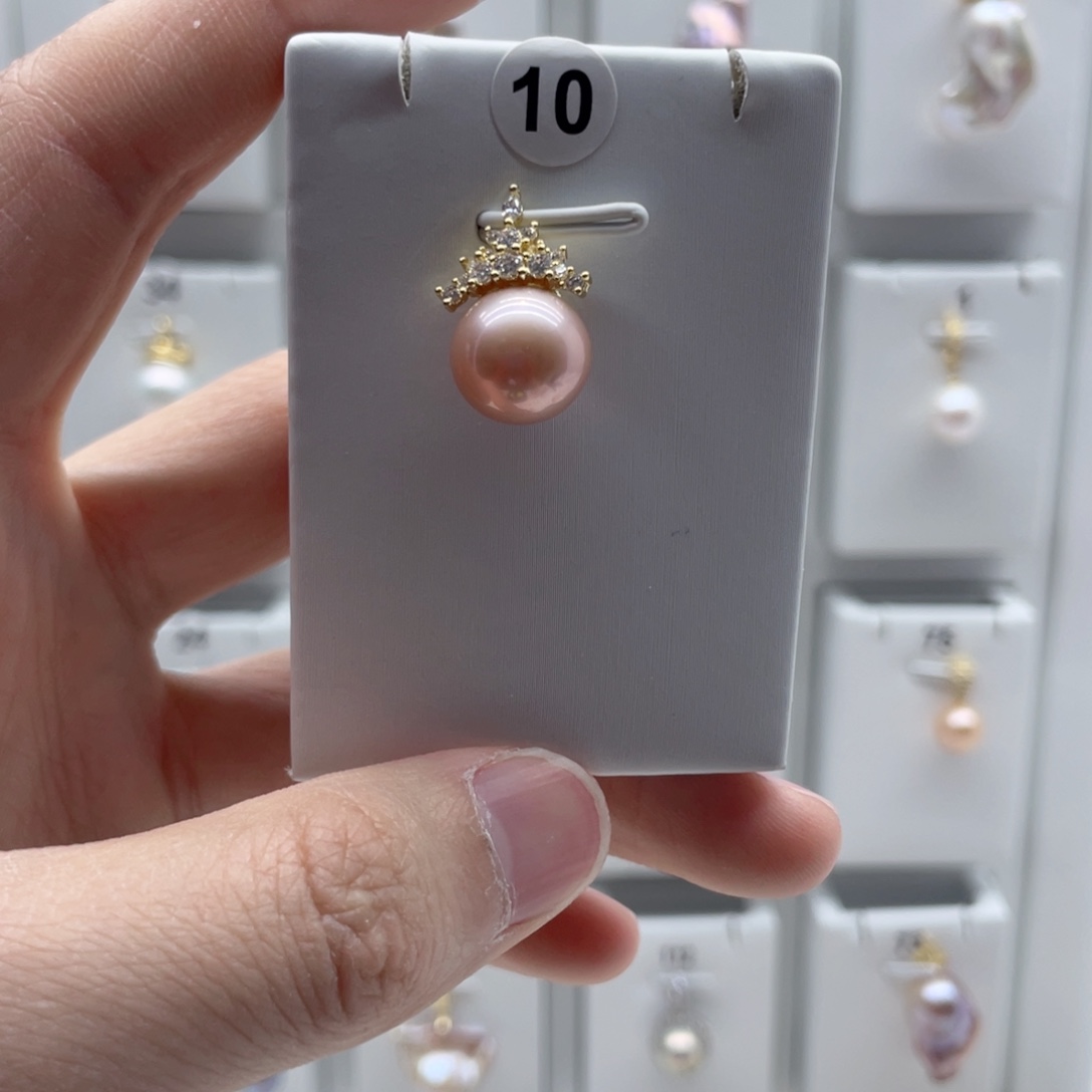 颈饰合金淡水珍珠