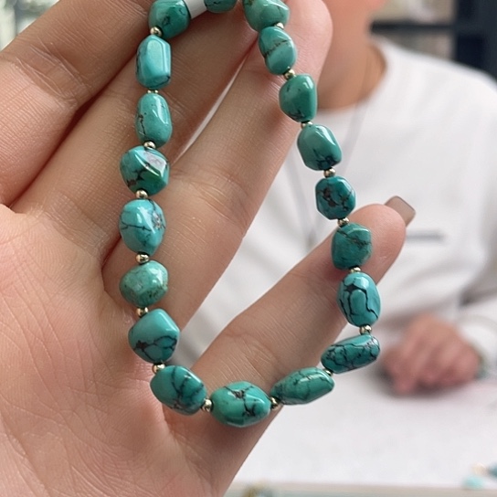 未镶嵌绿松石珠宝奇石