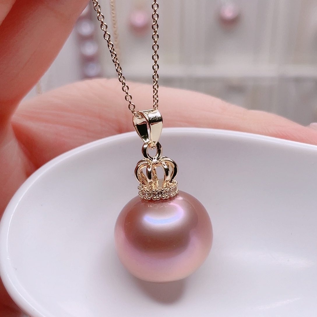 淡水珍珠吊坠(赠链)合金