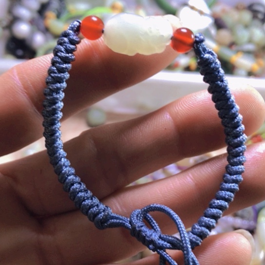 和田玉（糖玉）手链未镶嵌