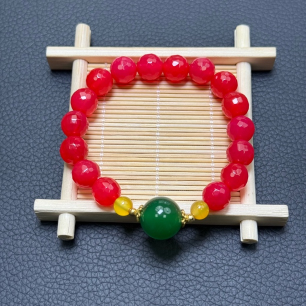 甄选雪域红景天玉石手串 129