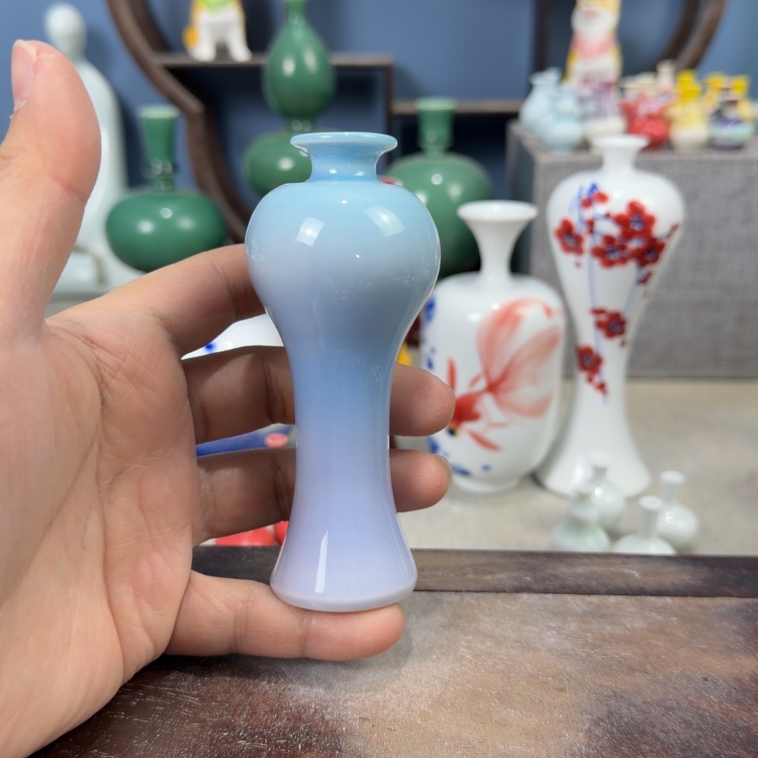 陶瓷手工小花器摆件