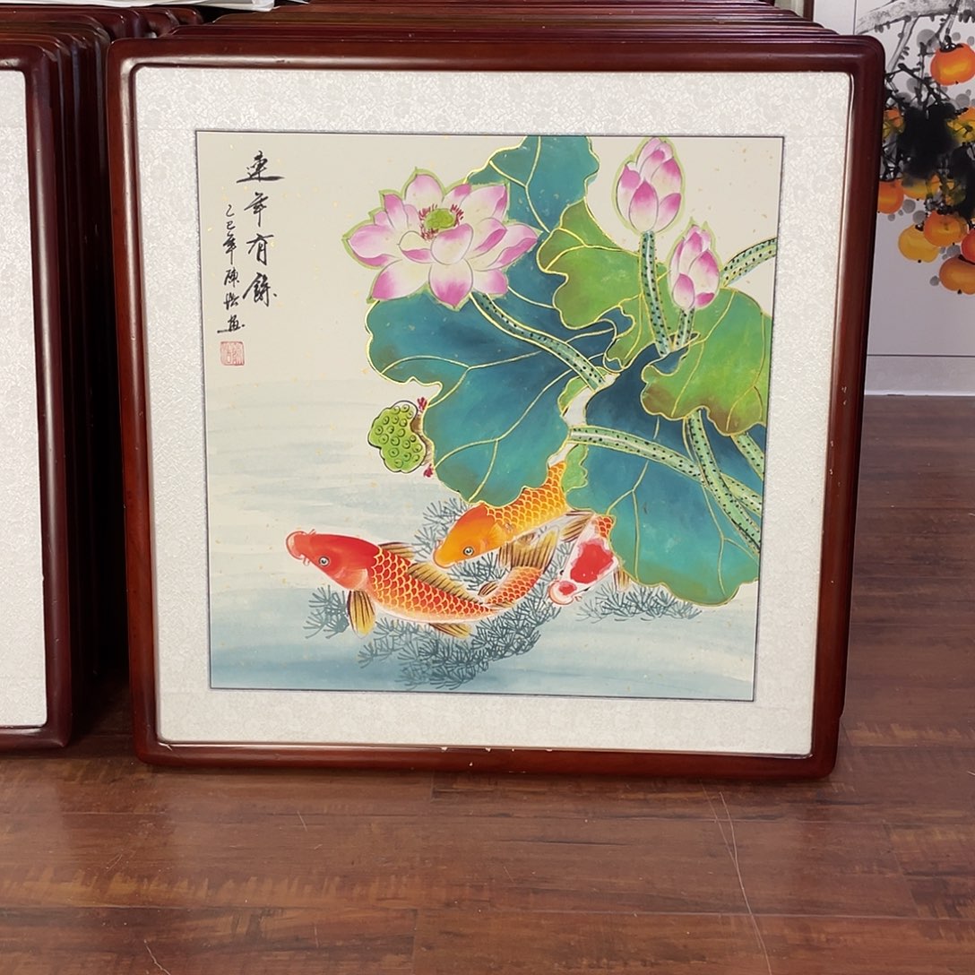 国画带框尺寸63*63厘米