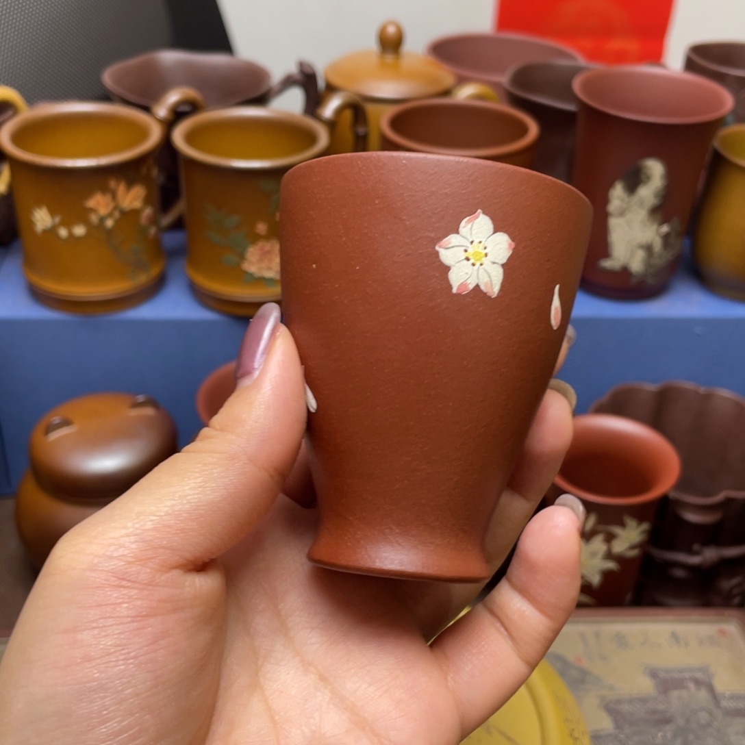 紫砂茶杯紫砂主人杯