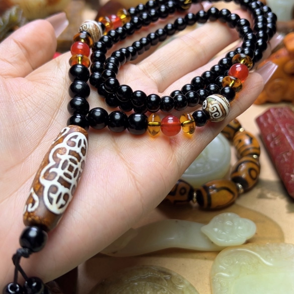 【闪购商品】玛瑙/玉髓颈饰未镶嵌