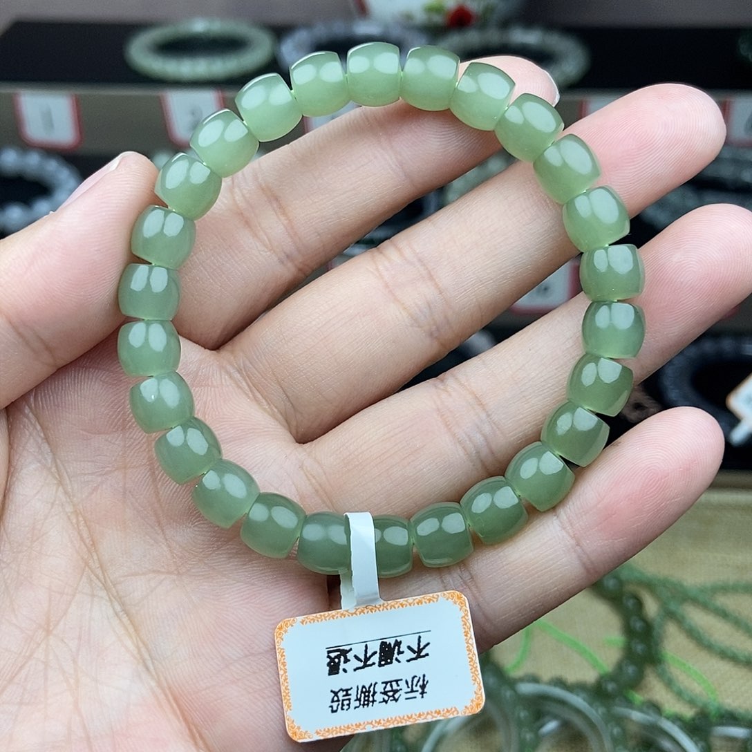 和田玉手串未镶嵌