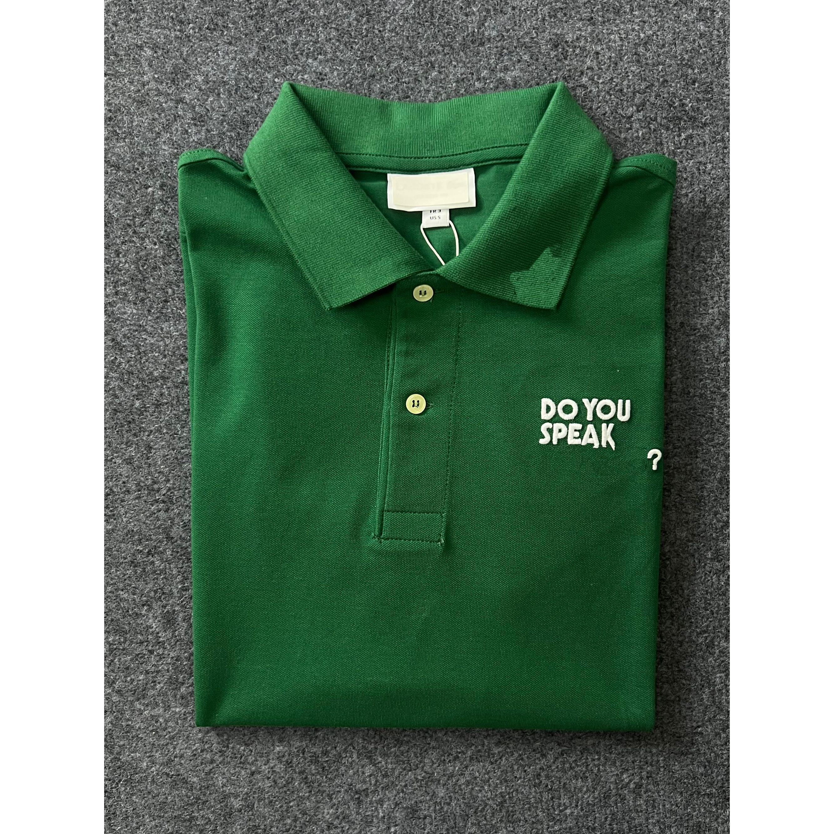 Fish 男士设计领口带标polo