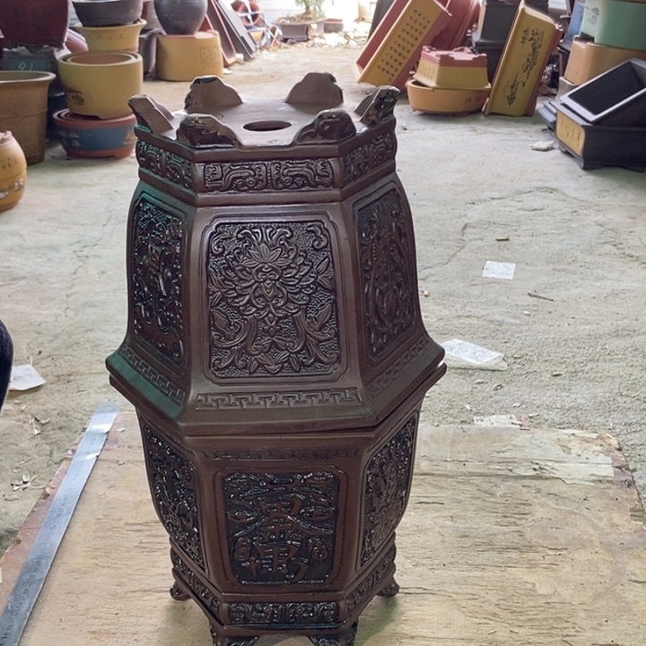 紫砂花盆紫砂紫砂