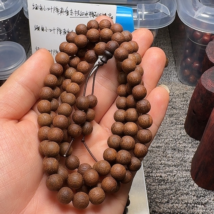 藤类降真香软油绿油0.8/108圆珠精品超一档