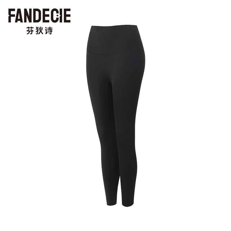 【交个朋友专属】芬狄诗秋冬女士收腹提臀抓绒厚款鲨鱼裤FDP0222