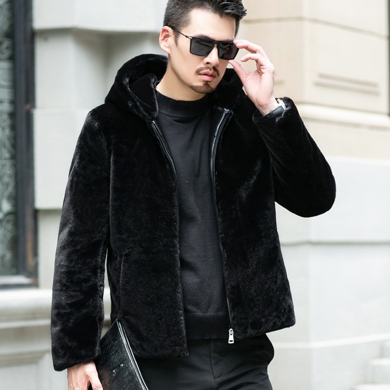 【王老板】2025年新款时尚直筒男貂