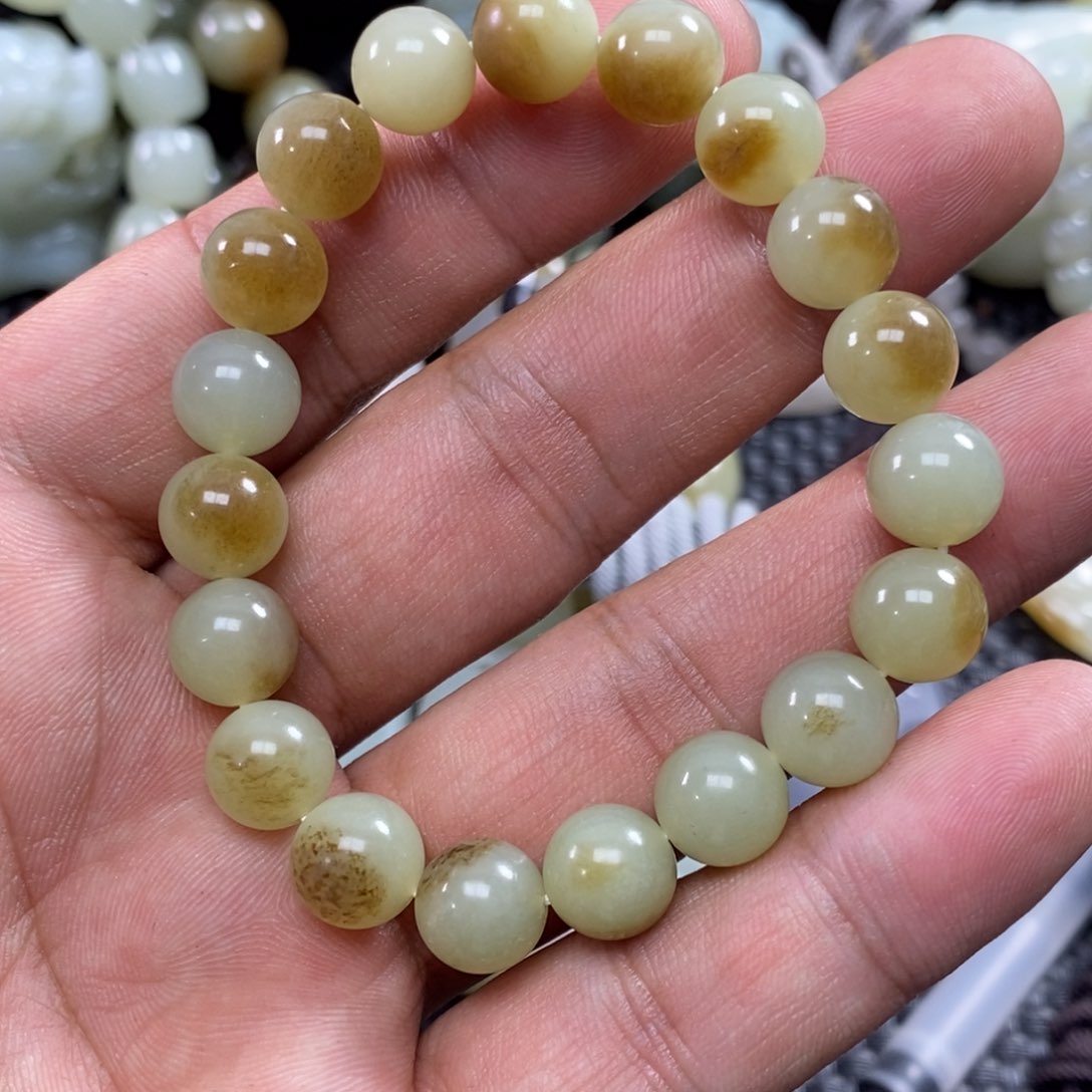 和田玉未镶嵌手链