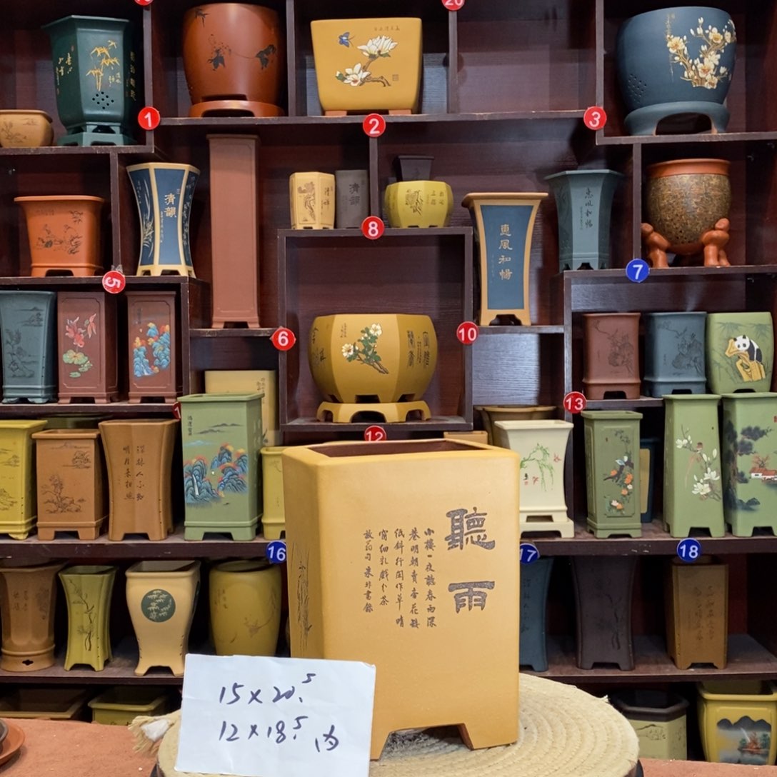 紫砂花盆紫砂艺术