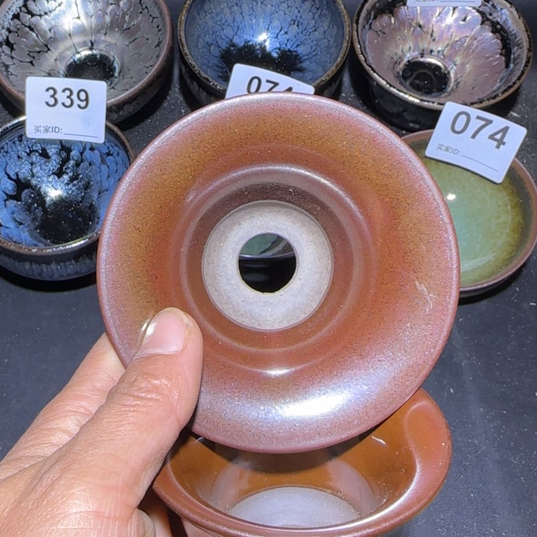 茶盏福建盏茶器瑕疵茶漏茶漏架