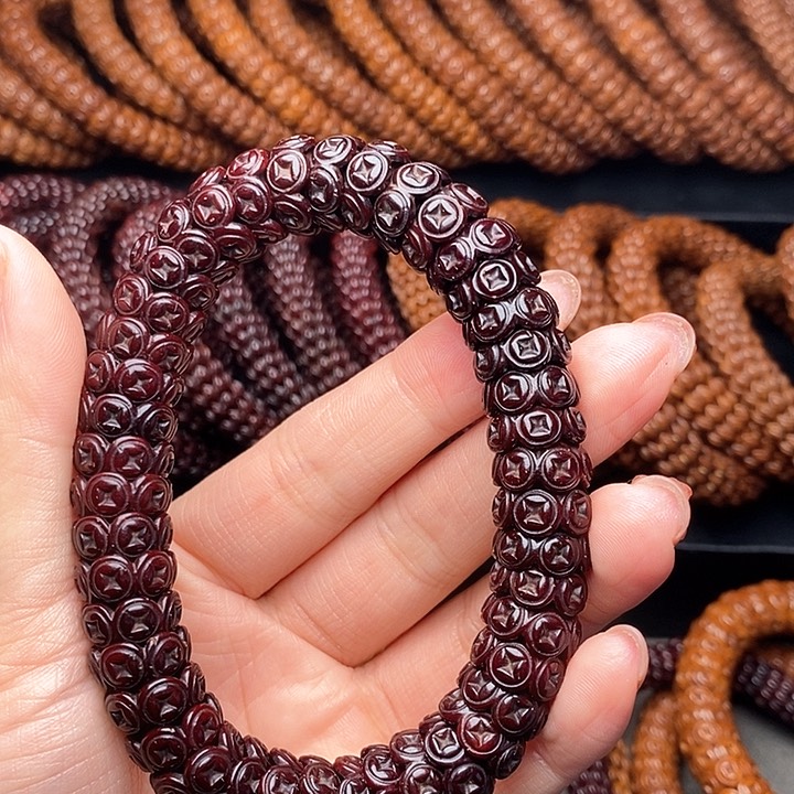 紫金鼠手串13➕金饭碗