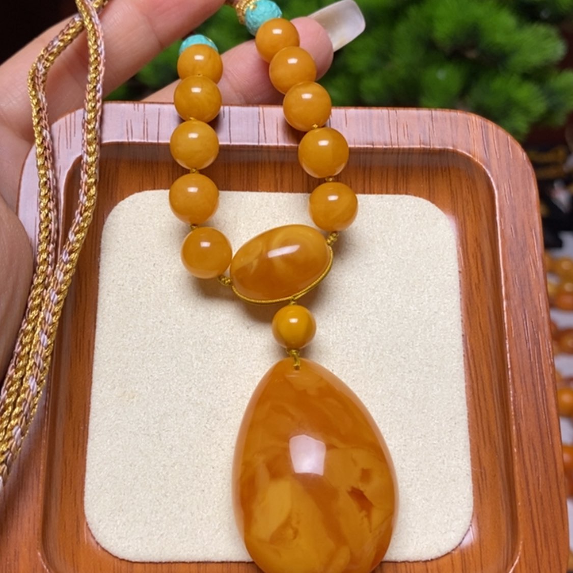 【闪购商品】蜜蜡颈饰未镶嵌项链