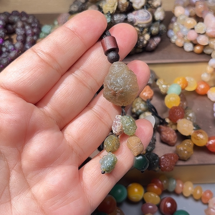 阿拉善小彩珠手串