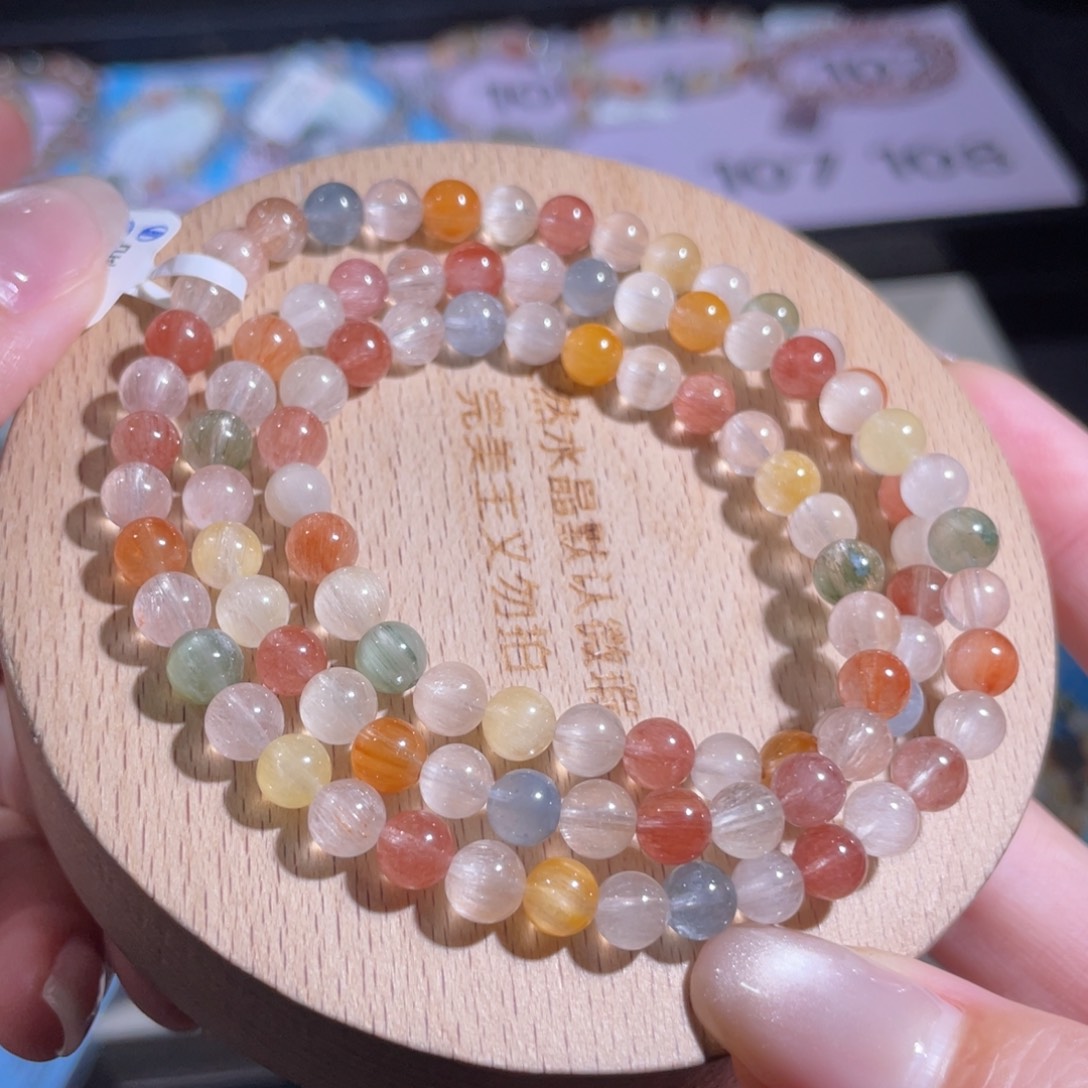 水晶手串未镶嵌103 号多样性发一 B 5mm+