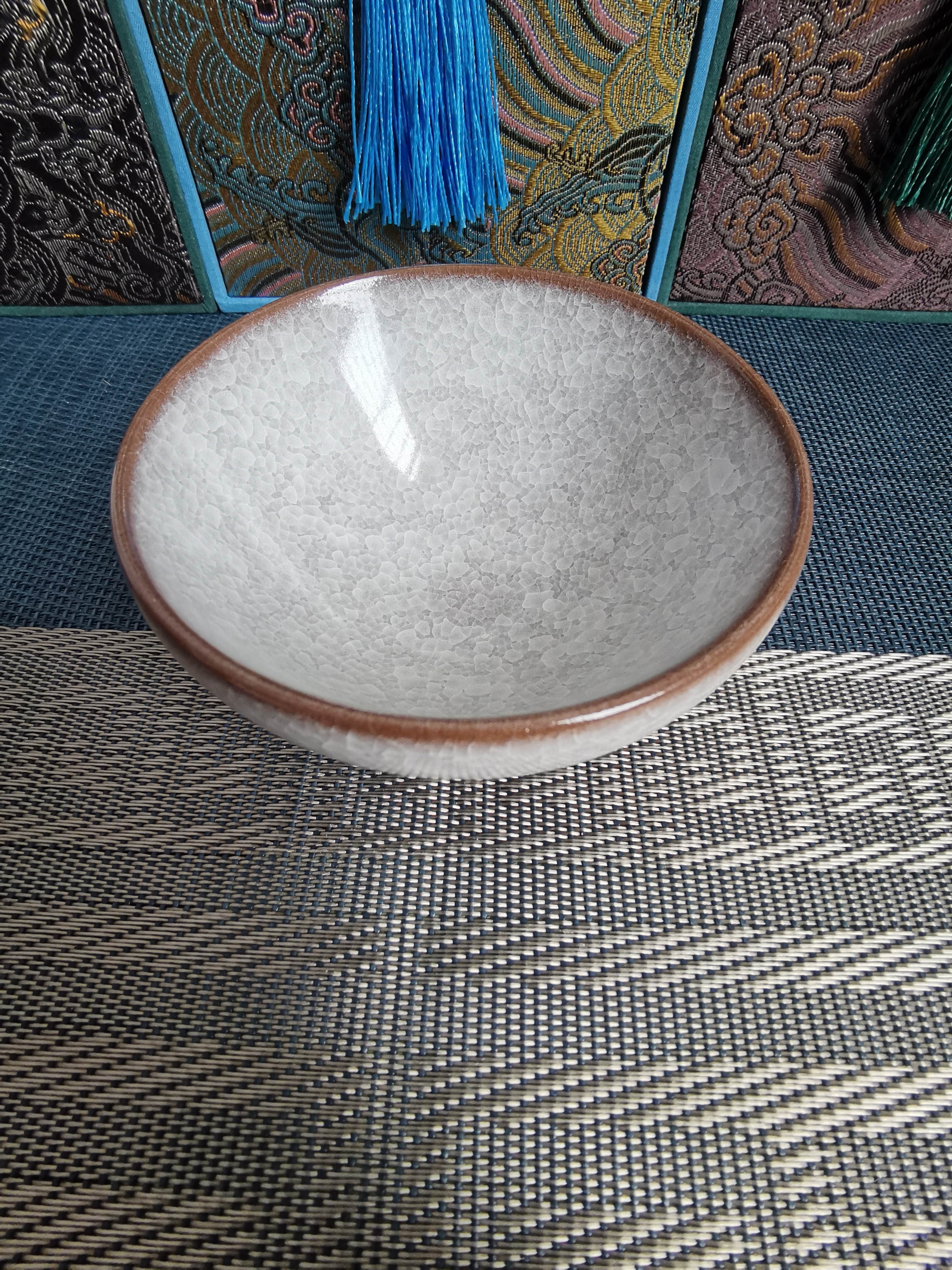 冰裂纹理纯手工建盏主人杯高端茶器